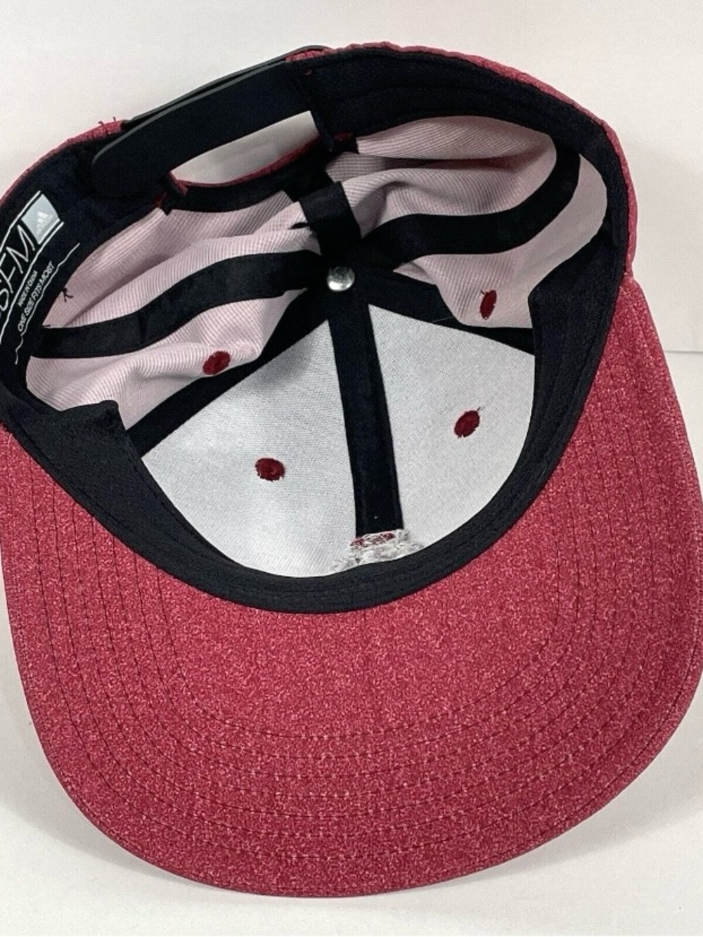 Adidas Golf Embroidered Lion Crest "R & R" Red Baseball Hat Cap - Picture 6 of 7